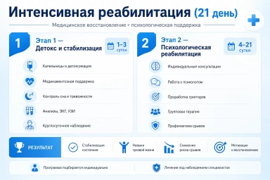 Реабилитация за 21 день в Калге